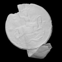 cera foca Varredura leão real etiqueta unicórnio alívio Edward Tag heráldico velino 3d print model - Mito3D