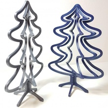 Filatura Natale albero tavolo decorazione giardino regalo decorazioni natalizie spinningtree 3d print model - Mito3D
