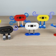 humbot mi pet microbit based education stem robotics 3d print model - Mito3D