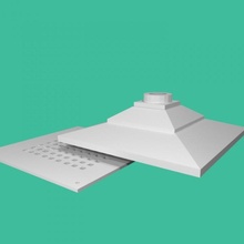 6x6 Quadrat Dusche Kopf Umlenker Basteln 3d print model - Mito3D