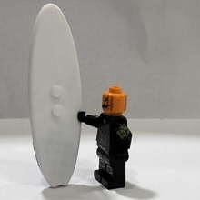 lego surfboard myminifactorie 3d print model - Mito3D