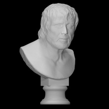 so called pseudo seneca Varredura fracasso cara cabeça retrato escultura estátua barba masculino filósofo 3d print model - Mito3D