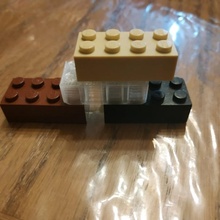 2x4 Lego mattone 3d print model - Mito3D