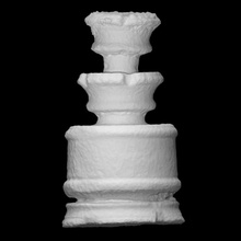 peça xadrez Varredura osso escultura decoração alívio 3d print model - Mito3D