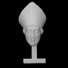 holy bishop scan head portrait sculpture statue religion pope church male saint catholicism 3d print model - Mito3D