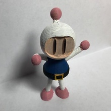 Bomberman Nintendo estatueta videogames playstation nes 3d print model - Mito3D
