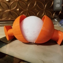 bola nieve tazas Navidad divertido regalo juguete snow 3d print model - Mito3D