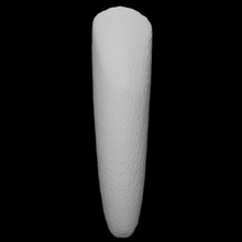 round butted hacha escanear Roca arma tope 3d print model - Mito3D