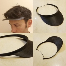 sports visor - tennis cricket hiking store sun caps soft hats ultralight hairsafe 3d print model - Mito3D