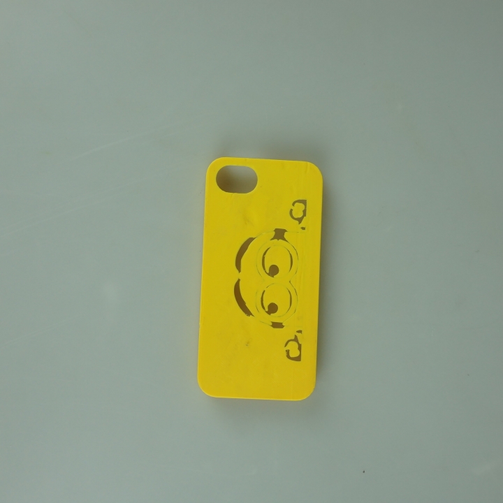 iphone 5 5s caja teléfono gadgets electrónica caso minion 3D print model - Mito3D