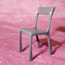 elegante sedia bambole Bambola 3d print model - Mito3D