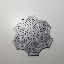 hilado copo nieve árbol ornamento jardín Navidad colgante pendiente Arte decoración snow Decoraciones navidad decoracion 3d print model - Mito3D