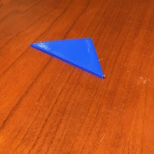 tangos medio triángulo trozo arreglar juguete 3d print model - Mito3D