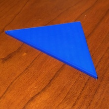 tangos grande triángulo trozo arreglar juguete 3d print model - Mito3D