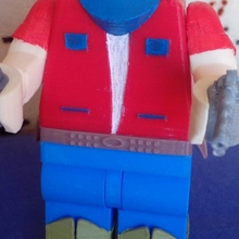 kemer kovboy Lego dev köy insanlar oyuncak bebekler oyuncaklar 3d print model - Mito3D