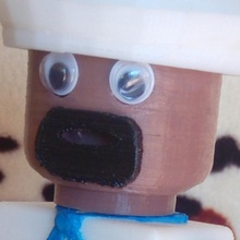tête marin lego géant village jouets Jeux poupées 3d print model - Mito3D