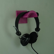 wall mounted headphone stand hidden screws gadgets & electronics competition-linus-tech-tips-headphone-design 3d print model - Mito3D