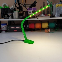 flexible led strip usb lamp electronics flex gadget light pet tpu 3d print model - Mito3D