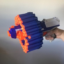 72 nerf dard rail attachement jouets Jeux fléchettes fixmytoy 3d print model - Mito3D
