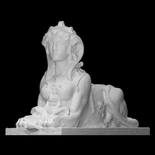 sphinx photogrammétrie analyse statue mixeur 3d print model - Mito3D