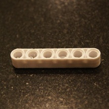 6x1 Lego Tecnico braço salva vidas substituição 3d print model - Mito3D