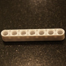 7x1 Lego Tecnico braço salva vidas 32524 substituição 3d print model - Mito3D