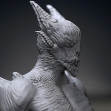 Siniestro monstruo pesadilla educación criatura horror cráneo Navidad 3d print model - Mito3D