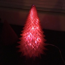 tristar tree & garden christmas geometric xmas christmastree festive holiday 3d print model - Mito3D