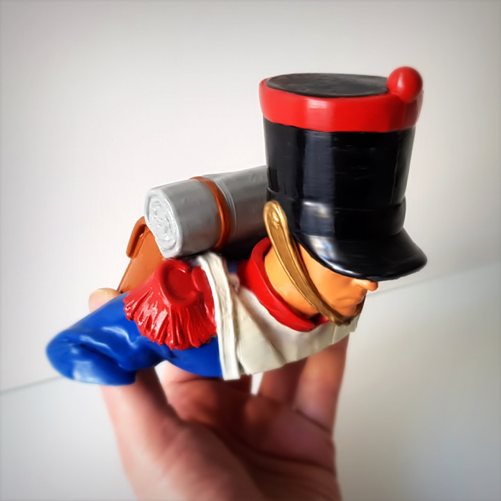 infantery napoleon education soldier 3D print model - Mito3D