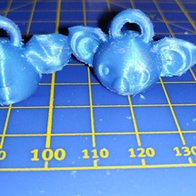 coala cabeça chaveiro animal desenho animado fofa engraçado liquidificador chaveiros 3d print model - Mito3D