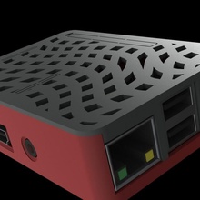 rasbperry caso funda frambuesa 3d print model - Mito3D