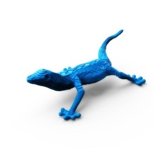 geko sculpture toys & games animal art charm design  lizard reptile sculpture symbol decor creatures luck geko 3d print model - Mito3D