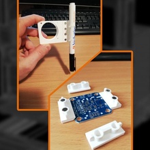prusa i3 mk3 cnc trazador multi tool equipo 3d bolígrafo impresora recoger herramienta chasquido marcador sitio tarjeta circuito impreso grabador 3d print model - Mito3D
