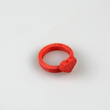 Herz ring Schmuck 3d print model - Mito3D