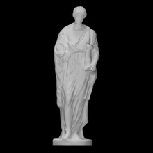 statue maenad scan ancient dress female sculpture symbol woman worship marble fawn standing artemis drapery goddes chihton 3d print model - Mito3D