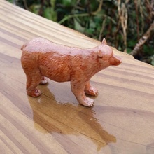 urso pardo Urso animal fofa estatueta natureza simples animais selvagens 3d print model - Mito3D