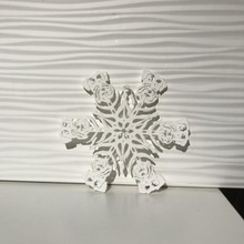 schnauzer dog snowflake christmas decoration tree snow deco 3d print model - Mito3D