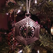 Auftrag faltbar drehbar Ornament Weihnachten Jedi saisonal Krieg Sterne Fiktion Sith Urlaub Jahreszeit science fiction 3d print model - Mito3D