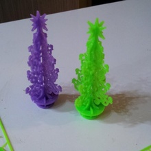 crédito cartão Natal árvore enigma decoração natal 3d print model - Mito3D