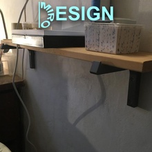 estante soporte decoración diseño escritorio fácil mueble regalo percha gancho casa montar espacio fuerte estilo apoyo herramienta pared construir sostener organizador estantería barato 3d print model - Mito3D
