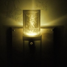 st michael night light nightlight archangel saint 3d print model - Mito3D