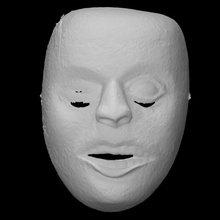 sri lanka maschera scansione viso umano cieco arrabbiato rituale divine kanna cerimonia Sanni demone 3d print model - Mito3D