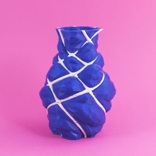 bulbous vase extruder dual color vr extrusion 3d print model - Mito3D