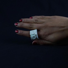 gufo giocattolo anello gioielli concorso purement anti microbico filamento 3d print model - Mito3D