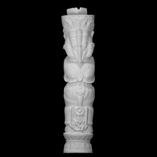 throne leg scan animal bird carving face furniture interior traditional beak ivory 3d print model - Mito3D