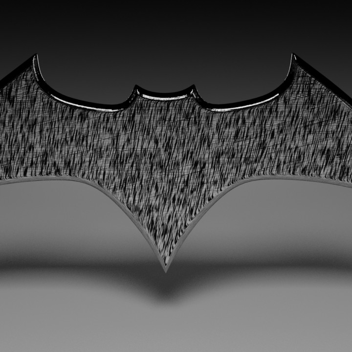batarang bat batman superman justiceleague 3D print model - Mito3D