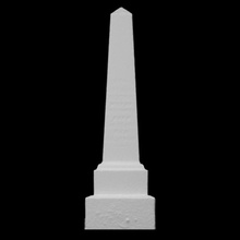 alice maria paxton cooper obelisk scan female stone tombstone funerary deceased stelle 3d print model - Mito3D