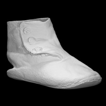 baby bootie scan boot feet footwear shoe child 3d print model - Mito3D