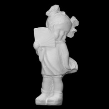 boardwalk souvenir - girl fan scan female figure sculpture youth standing statuette fid 3d print model - Mito3D