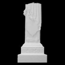 dénison tache pierre tombale analyse décoration obélisque famille soulagement fuberary stellae 3d print model - Mito3D